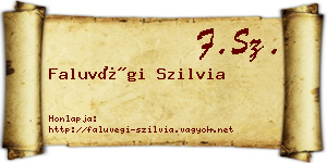 Faluvégi Szilvia névjegykártya